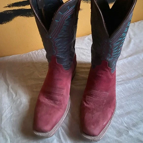 Resistol rough out cowboy boots